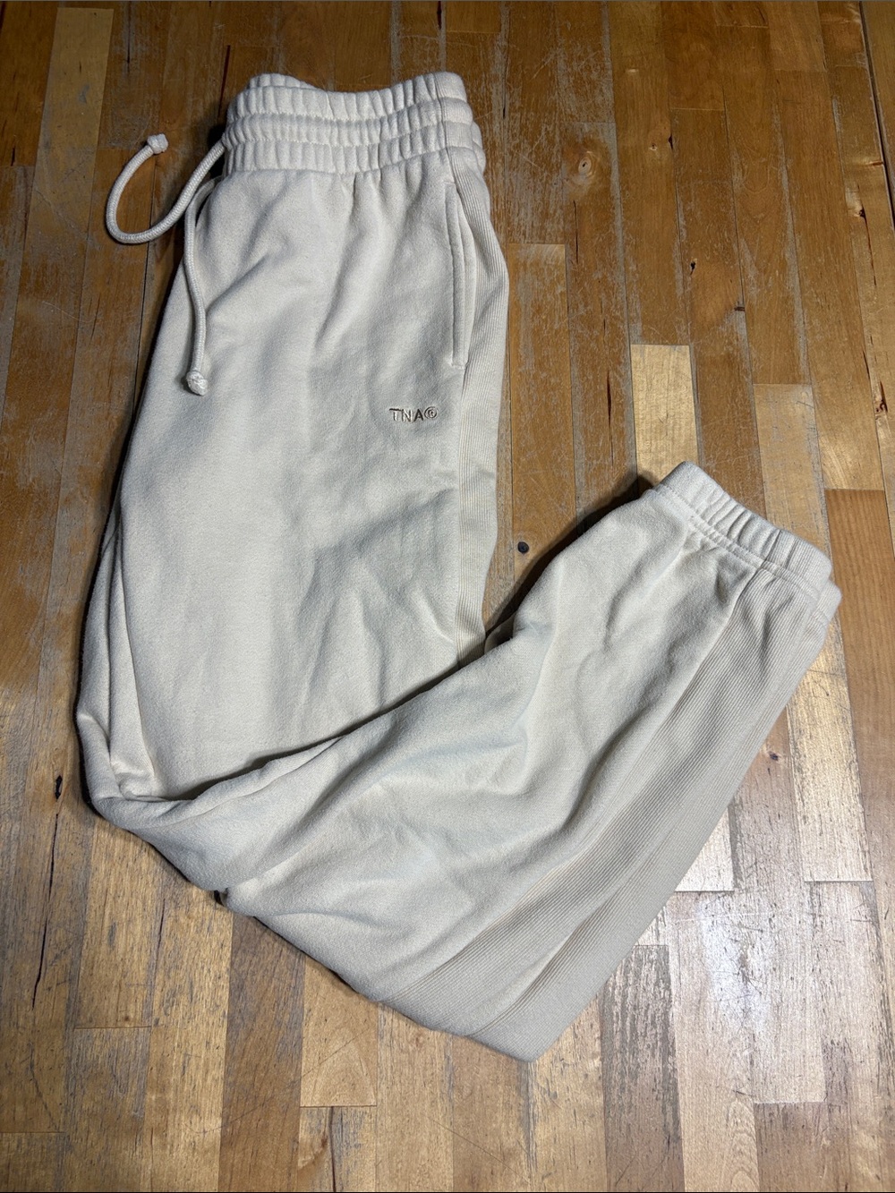 TNA Cream Track Pants